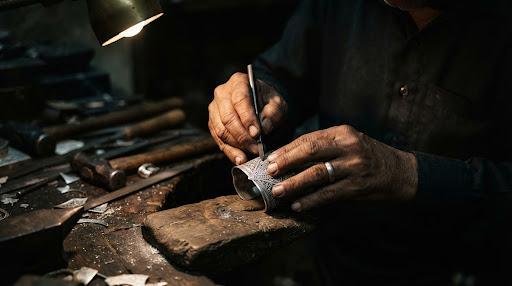 A local artisan at work